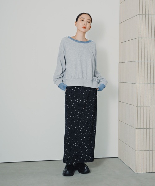 LEPSIM(レプシィム)の「アソート楊柳ベロアスカート 1066569(スカート・レディース・ドット/ホワイト系その他/ブラウン系その他・FREE)」の22枚目の写真