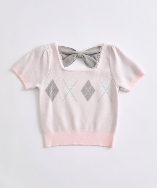 Back Ribbon топ с бантом сзади