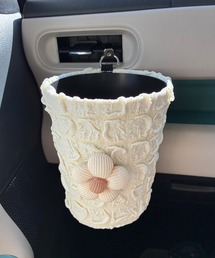 TONE SELECT GOODS（トーンセレクトグッズ）の「Liaa/フラワーモチーフ ぽこぽこファブリック 車載ダストボックス  A18850（ダストボックス）」