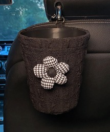 TONE SELECT GOODS（トーンセレクトグッズ）の「Liaa/フラワーモチーフ ぽこぽこファブリック 車載ダストボックス  A18850（ダストボックス）」