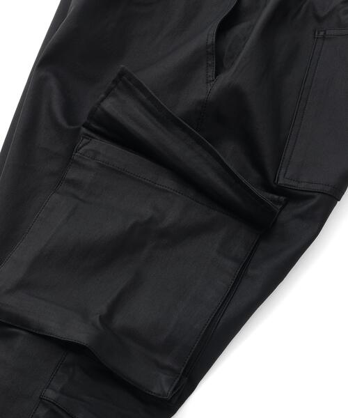 DANKE SCHON(ダンケシェーン)の「【WEB&DEPOT限定】DankeSchon/ダンケシェーン/COATING FLAP CARGO PANT(カーゴパンツ・メンズ・ブラック・M/S/L/XL)」の9枚目の写真