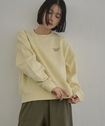 coen(コーエン)ロゴ刺繍 C/N裏毛スウェット
