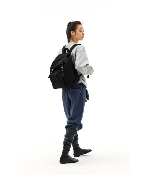 EMIS(イミス)の「OXFORD CARGO BACKPACK(ショルダーバッグ・レディース・ブラウン/ブラック・FREE)」の14枚目の写真
