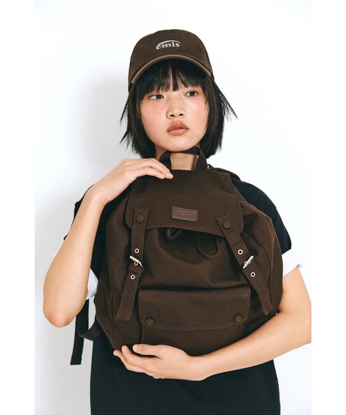 EMIS(イミス)の「OXFORD CARGO BACKPACK(ショルダーバッグ・レディース・ブラウン/ブラック・FREE)」の3枚目の写真