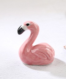 Ein（アイン）の「Ein/フラミンゴ 陶器 箸置き / カラフル アニマル カトラリーレスト（カトラリー）」
