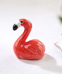 Ein（アイン）の「Ein/フラミンゴ 陶器 箸置き / カラフル アニマル カトラリーレスト（カトラリー）」