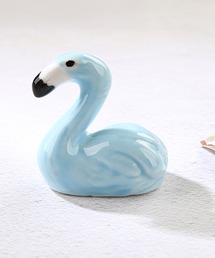 Ein（アイン）の「Ein/フラミンゴ 陶器 箸置き / カラフル アニマル カトラリーレスト（カトラリー）」