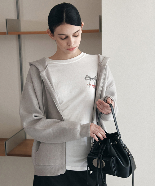 LOTSYOU(ロッツユー)の「Rosaline Retro T-shirt Ivory(Tシャツ/カットソー・レディース・その他・OS)」の5枚目の写真
