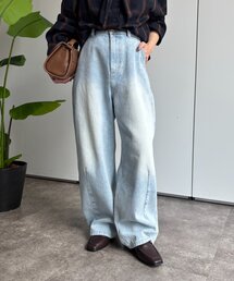 Jena espace merveilleux | カーブデニムパンツ(デニムパンツ)