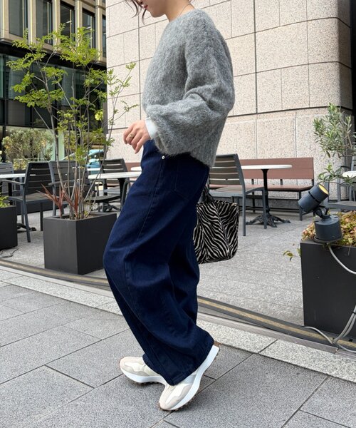 Jena espace merveilleux（ジェナ　エスパスメルヴェイユ）の「カーブデニムパンツ（デニムパンツ・レディース・ブルー/ブルー系その他・FREE）」の8枚目の写真
