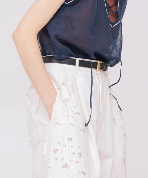 DRESSLAVE(ドレスレイブ)の「【VENIT/ヴェニット】CUT WORK LACE EMBROIDERY PANTS(その他パンツ・レディース・ホワイト・38)」の17枚目の写真