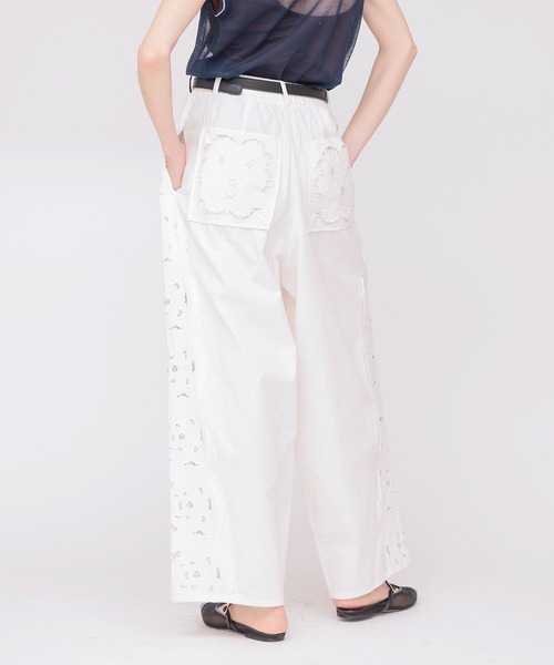 DRESSLAVE(ドレスレイブ)の「【VENIT/ヴェニット】CUT WORK LACE EMBROIDERY PANTS(その他パンツ・レディース・ホワイト・38)」の15枚目の写真