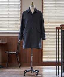 CLEL】Tech Melton Loose Soutien Collar Coat/テックメルトン ルーズ