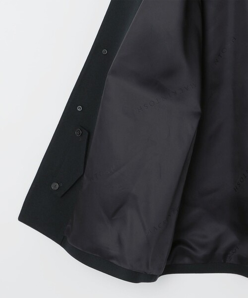 SHIPS（シップス）の「【SHIPS別注】MACKINTOSH: HUMBIE SL メルトン コート（ステンカラーコート・メンズ・ネイビー/ダークグレー・38/36）」の13枚目の写真