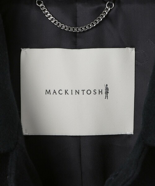 SHIPS（シップス）の「【SHIPS別注】MACKINTOSH: HUMBIE SL メルトン コート（ステンカラーコート・メンズ・ネイビー/ダークグレー・38/36）」の14枚目の写真