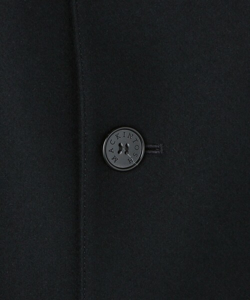 SHIPS（シップス）の「【SHIPS別注】MACKINTOSH: HUMBIE SL メルトン コート（ステンカラーコート・メンズ・ネイビー/ダークグレー・38/36）」の15枚目の写真