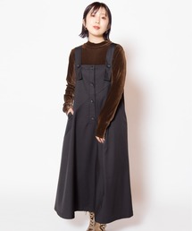 2WAYセミフレアージャンパースカート