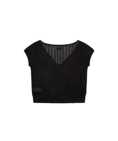 TUOMIO（トゥオミオ）の「LIGHT LAYERED BOLERO [BLACK]（カーディガン/ボレロ・レディース・その他・F）」の3枚目の写真