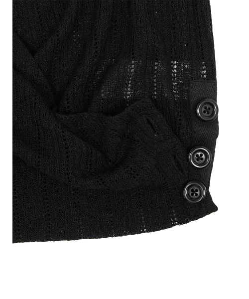TUOMIO（トゥオミオ）の「LIGHT LAYERED BOLERO [BLACK]（カーディガン/ボレロ・レディース・その他・F）」の4枚目の写真