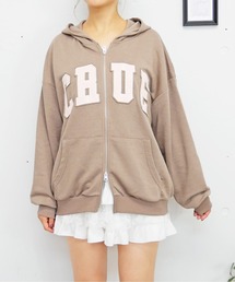 ロゴジップパーカー