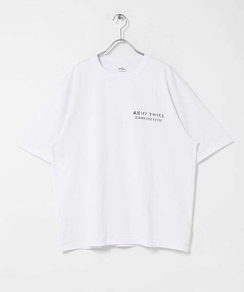 ARMY TWILL(アーミーツイル)の「ARMY TWILL Print HS T-shirts Craft(Tシャツ/カットソー・メンズ・ホワイト/ブラック・LARGE/MEDIUM)」の3枚目の写真