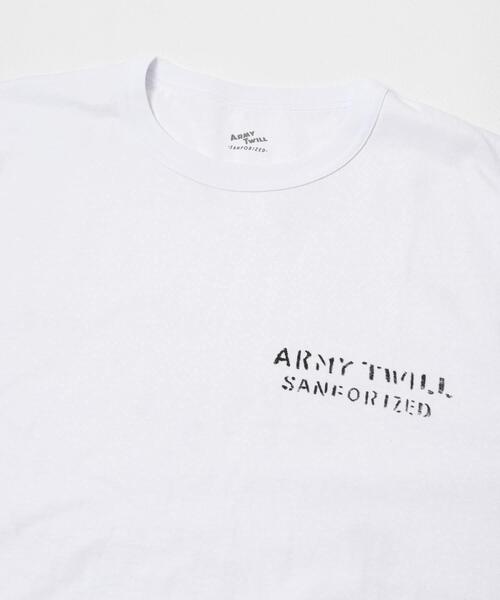 ARMY TWILL(アーミーツイル)の「ARMY TWILL Print HS T-shirts Craft(Tシャツ/カットソー・メンズ・ホワイト/ブラック・LARGE/MEDIUM)」の4枚目の写真