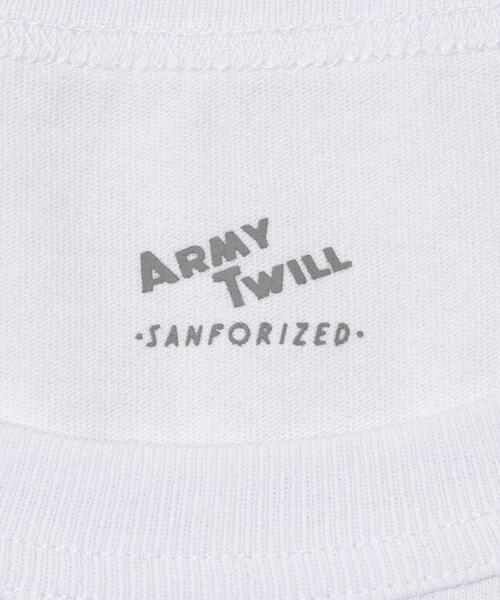 ARMY TWILL(アーミーツイル)の「ARMY TWILL Print HS T-shirts Craft(Tシャツ/カットソー・メンズ・ホワイト/ブラック・LARGE/MEDIUM)」の8枚目の写真