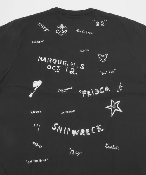 ARMY TWILL(アーミーツイル)の「ARMY TWILL Print HS T-shirts Craft(Tシャツ/カットソー・メンズ・ホワイト/ブラック・LARGE/MEDIUM)」の11枚目の写真