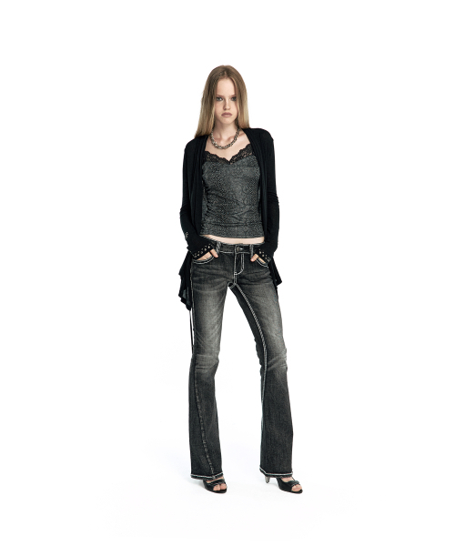 KASHIKO(カシコ)の「Studded Draped Wrap Cardigan(カーディガン/ボレロ・レディース・その他・FREE)」の4枚目の写真