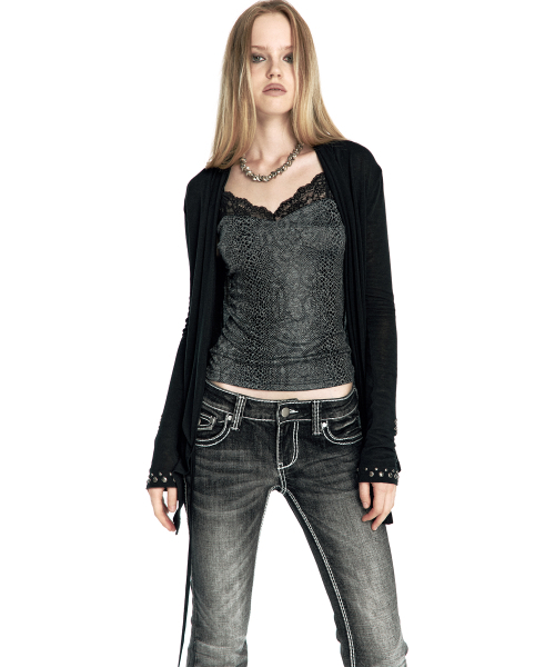 KASHIKO(カシコ)の「Studded Draped Wrap Cardigan(カーディガン/ボレロ・レディース・その他・FREE)」の12枚目の写真