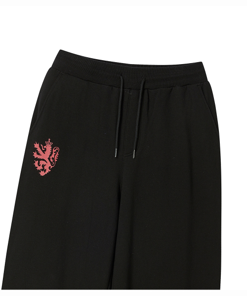 PRENDA（プレンダ）の「HERALD CROSS ワイドスウェットパンツ ブラック（スウェットパンツ・レディース・その他・MEDIUM/SMALL）」の6枚目の写真