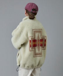 PENDLETON/ペンドルトン ジャガードボアリバーシブルブルゾン