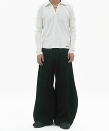 FEI-LANG（フェイラン）の「V neck finger hole long sleeve T（Tシャツ/カットソー）」