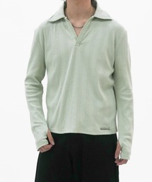 FEI-LANG（フェイラン）の「V neck finger hole long sleeve T（Tシャツ/カットソー）」