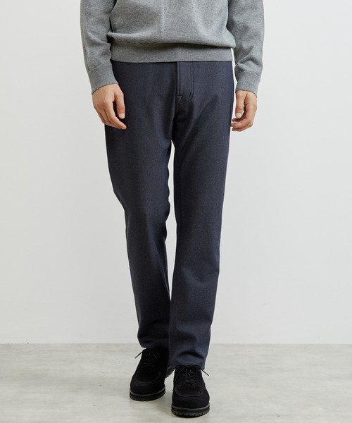 MEN'S MELROSE（メンズメルローズ）の「ソフトサーモツイル裏起毛5ポケットパンツ / ストレッチ（その他パンツ・メンズ・ベージュ/チャコールグレー/ネイビー/グレー・3/4/5/2）」の4枚目の写真