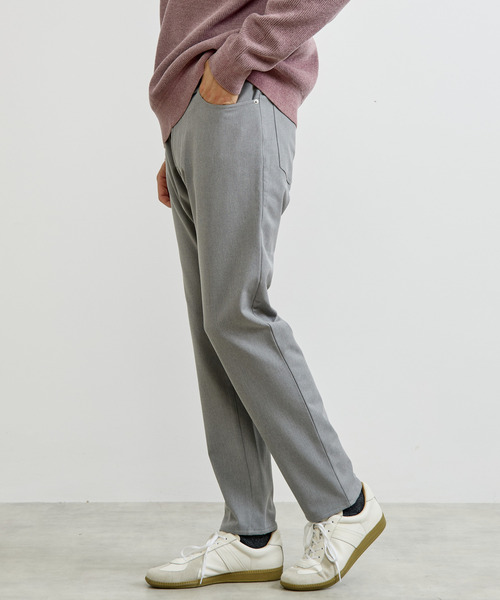 MEN'S MELROSE（メンズメルローズ）の「ソフトサーモツイル裏起毛5ポケットパンツ / ストレッチ（その他パンツ・メンズ・ベージュ/チャコールグレー/ネイビー/グレー・3/4/5/2）」の19枚目の写真