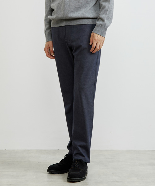 MEN'S MELROSE（メンズメルローズ）の「ソフトサーモツイル裏起毛5ポケットパンツ / ストレッチ（その他パンツ・メンズ・ベージュ/チャコールグレー/ネイビー/グレー・3/4/5/2）」の8枚目の写真