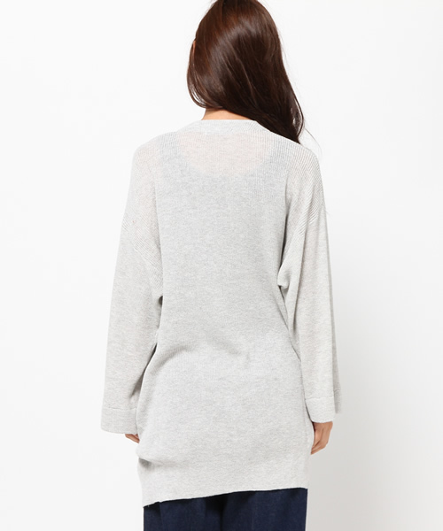 MOUSSY（マウジー）の「MIDDLE LENGTH CDK（カーディガン/ボレロ・レディース・ライトブルー/ピンク/ライトグレー・FREE）」の10枚目の写真