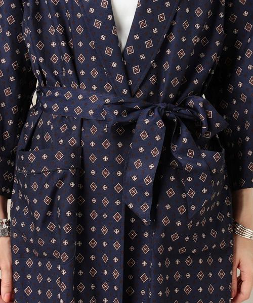 BEAUTY&YOUTH UNITED ARROWS(ビューティーアンドユースユナイテッドアローズ)の「BY コモン パジャマガウン◆(その他アウター・レディース・ホワイト/ネイビー・FREE)」の9枚目の写真