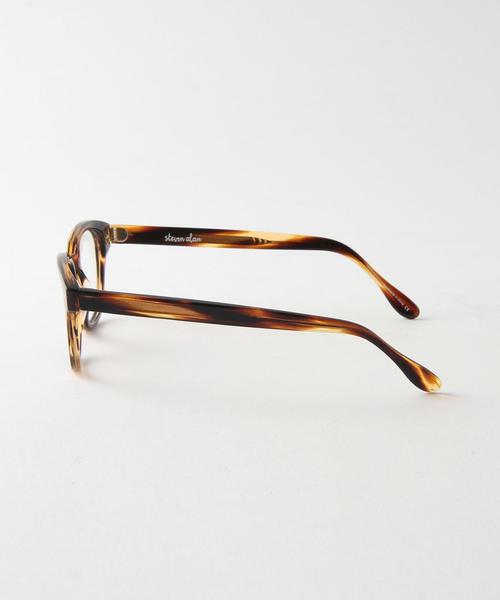 Steven Alan（スティーブンアラン）の「＜STEVEN ALAN OPTICAL＞ LEWIS SHAPE/ｱｲｳｪｱ（メガネ・メンズ・ブラウン/ダークブラウン/ダークグリーン・フリー）」の6枚目の写真