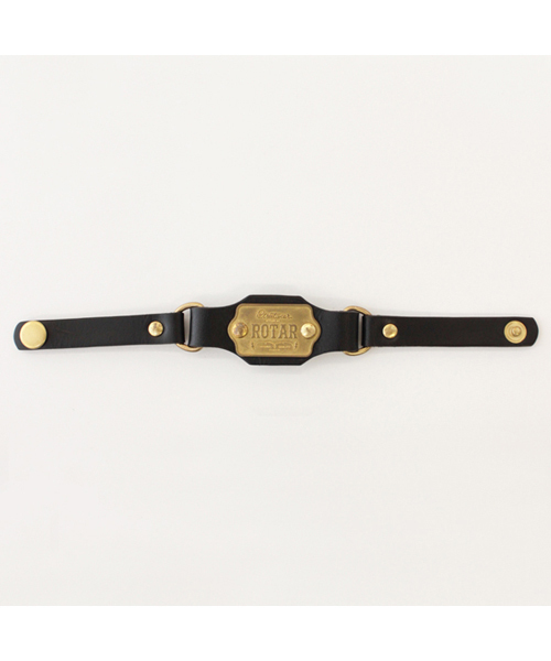 ROTAR（ローター）の「Work plate Bracelet / ブレスレット / ブッテーロレザー（ブレスレット・メンズ・ブラウン/グリーン/ブルー/レッド/ブラック・FREE）」の7枚目の写真