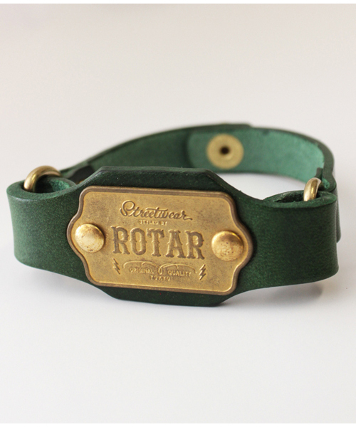 ROTAR（ローター）の「Work plate Bracelet / ブレスレット / ブッテーロレザー（ブレスレット・メンズ・ブラウン/グリーン/ブルー/レッド/ブラック・FREE）」の10枚目の写真