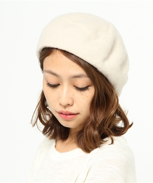 ikka（イッカ）の「バスクベレー帽（ハンチング/ベレー帽・レディース・ベージュ/チャコールグレー/ブラック/オレンジ・FREE）」の10枚目の写真