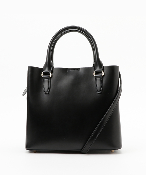 MOUSSY（マウジー）の「STRUCTURING TOTE（ショルダーバッグ・レディース・ボルドー/ベージュ/ブラック・FREE）」の2枚目の写真