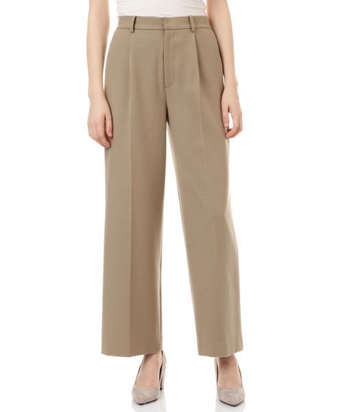 22 OCTOBRE（ヴァンドゥ－オクトーブル）の「【Oggi 12月号掲載】Ｔ／Ｒカルゼ両面起毛パンツ（その他パンツ・レディース・ブラック/ベージュ/グレー・40/38/36）」の3枚目の写真