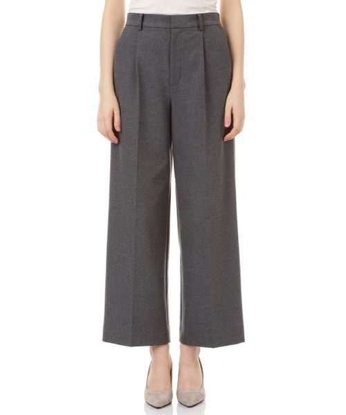 22 OCTOBRE（ヴァンドゥ－オクトーブル）の「【Oggi 12月号掲載】Ｔ／Ｒカルゼ両面起毛パンツ（その他パンツ・レディース・ブラック/ベージュ/グレー・40/38/36）」の4枚目の写真