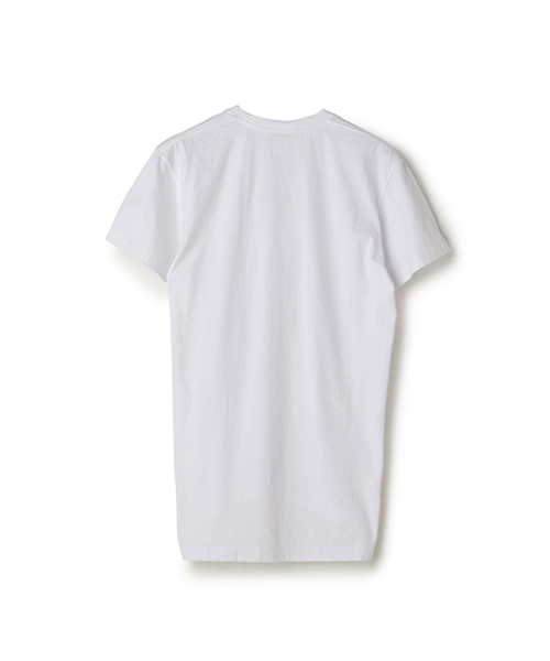 AURALEE オーラリー Tシャツ・カットソー 白 0489925A0031 AURALEE(オーラリー)の「AURALEE VネックTシャツ【LIGHT GREEN