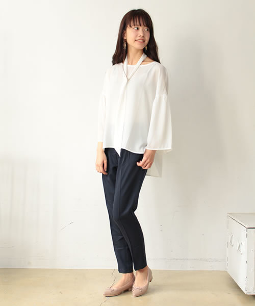 SESTO（セスト）の「ローヒールポインテッドトゥバレエシューズバレエパンプス（パンプス・レディース・ブラック系その他/ライトグレー/テラコッタ/ピンク/レッド/ネイビー/イエロー/パイソン/ブラック/ベージュ/ホワイト・23.5cm/22.5cm/24.5㎝/22.0cm/23.0cm/25.5cm/24.0cm）」の15枚目の写真