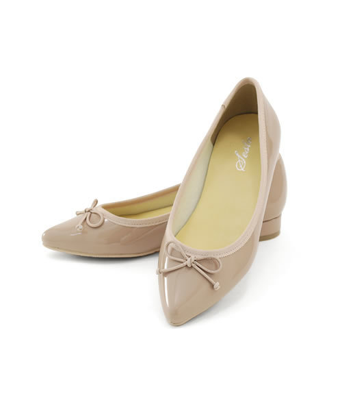 SESTO（セスト）の「ローヒールポインテッドトゥバレエシューズバレエパンプス（パンプス・レディース・ブラック系その他/ライトグレー/テラコッタ/ピンク/レッド/ネイビー/イエロー/パイソン/ブラック/ベージュ/ホワイト・23.5cm/22.5cm/24.5㎝/22.0cm/23.0cm/25.5cm/24.0cm）」の22枚目の写真