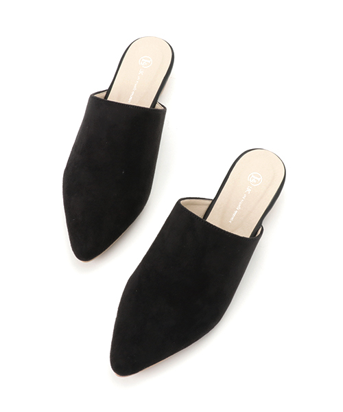 LBC(エルビーシー)の「フェイクスエードスリッパ (その他シューズ・レディース・ベージュ/ブラック・LARGE/MEDIUM)」の3枚目の写真